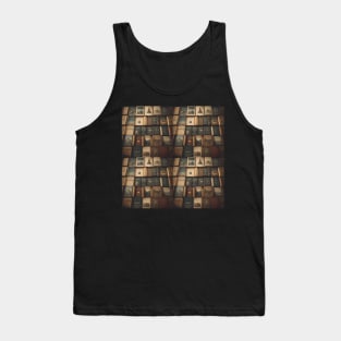 Piles of Books Tank Top